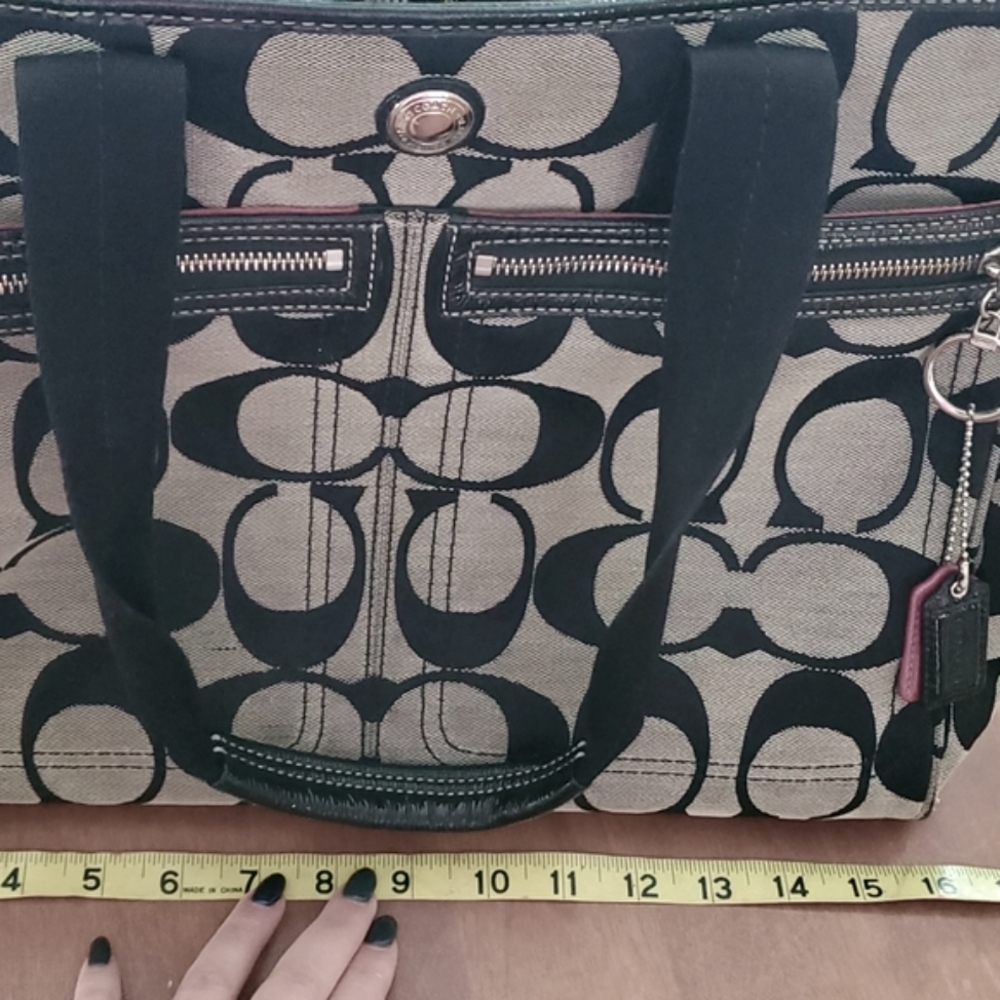 Coach black vintage large